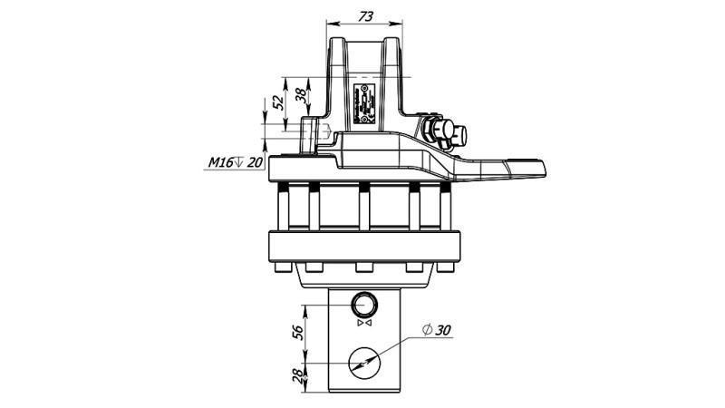HÜDRAULILINE ROTOR 5500/3250 KG TELJEL