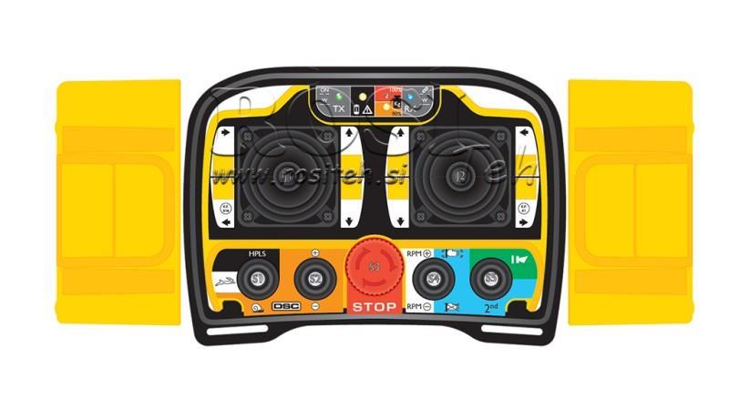 RAADIO KAUJUTI JUHTIMINE - PROPORTIONAALNE - ZEUS2 B2 10016 Plus