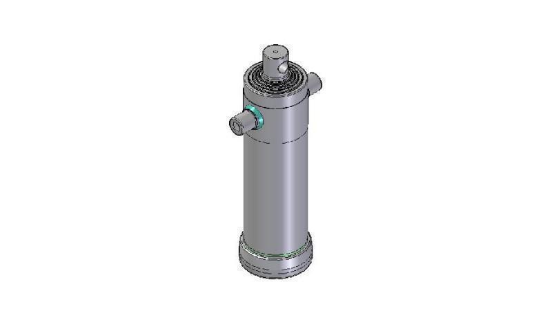3056F - TELESCOPIC CYLINDER STANDARD/HOLE 5 STAGES STROKE 2480 FI 152