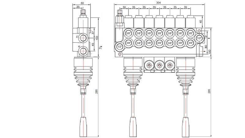 HID. KLAPP 7xP40   2x JOYSTICK