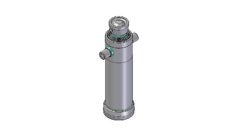 4038S - TELESCOPIC CYLINDER STANDARD/BALL 3 STAGES STROKE 1483 DIAMETER 152