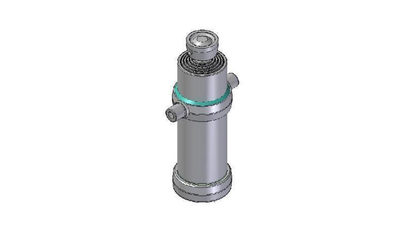 4051S - TELESCOPIC CYLINDER STANDARD/BALL 5 ETAPPI LÖÖK 2120 DIAMEETER 170