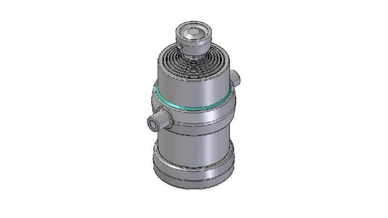 8022S - TELESCOPIC CYLINDER STANDARD/BALL 8 STAGES TRAVEL 2290 DIAMETER 215