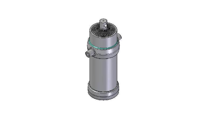 8027F - TELESCOPIC CYLINDER STANDARD/HOLE 8 STAGES STROKE 3890 DIAMETER 215