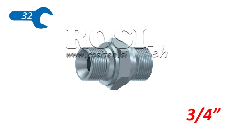 HYDRAULISK DUAL VENTIL BSP 3/4