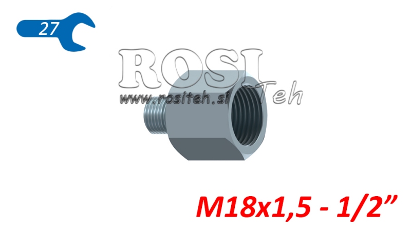 HÜDRAULIKAADEPTOR MEES-NAINE 18X1.5-1/2