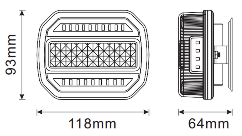 LED MAGNETILGUSE KOMPLEKT – JUHTMETA 12/24V KANBUS