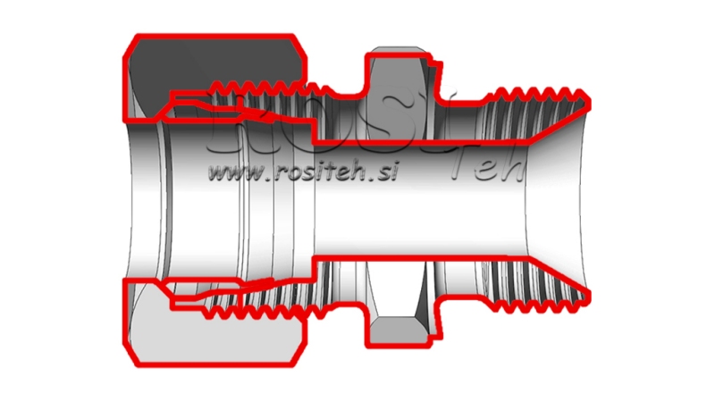 HÜDRAULILINE KAHEKORDNE LÜLITI KINNITUSEGA AL10-BSP1/2