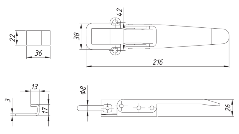 KÜLJESULE TÜÜP OCCHIO ECO