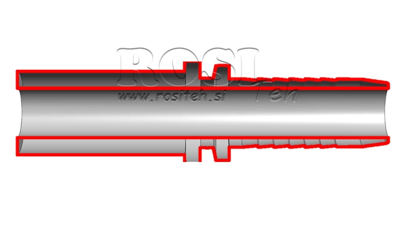 HIDRAVLIČNI PRIKLJUČEK CEVNI PREHOD RAVNI DN13-d.16