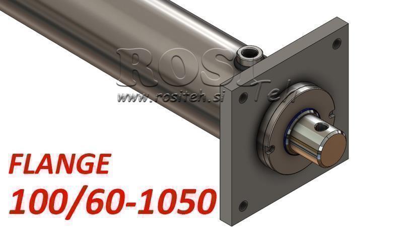 hidravlični cilinder z montažno ploščo 100/60-1050