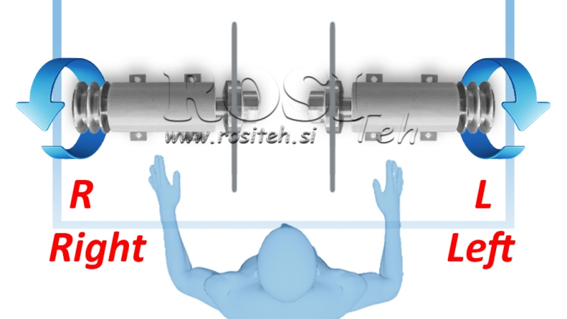 OSOVINA ZA CIRKULAR LITOŽELEZNA 400mm (LEVI NAVOJ)