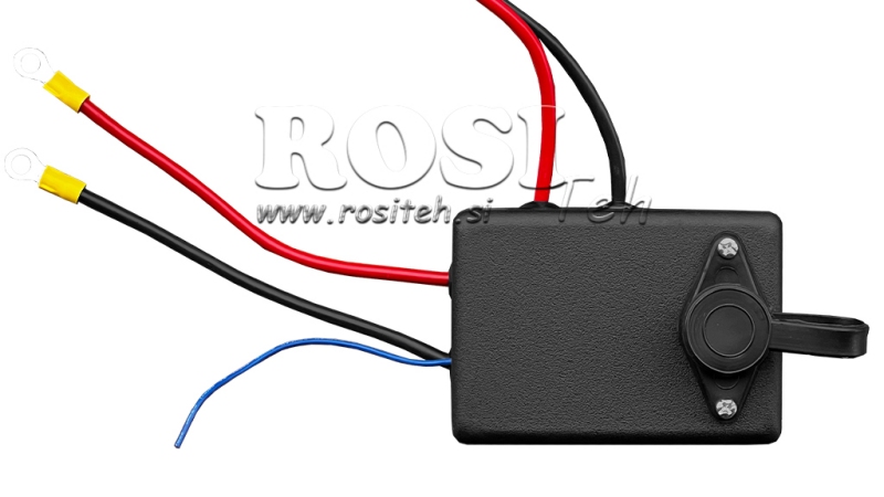 12 V VERRICELLO ELETTRICO RS-3500 - 1585 kg - FUNE SINTETICA - ECO