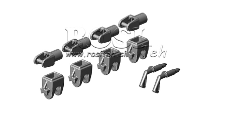 KIPPERPRITSCHE TRÄGER SATZ - GABELIG