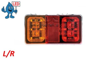 LED REAR LIGHT 3 FUNCTIONS 12V-24V COMBINED
