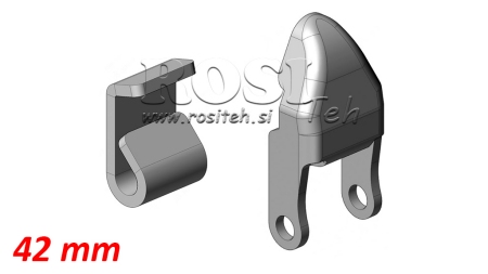 HINGE REMOVABLE C-SHAPE HAAGISELE 42MM