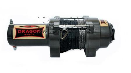 12 V ELEKTRILINE WINCH DWH 3500 HD - 1588 kg - SÜNTEETILINE KÖIS