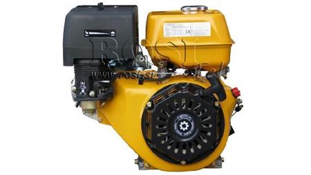 bensiini moottori EG4-420cc-9.6kW-13.1HP-3,600 RPM-H-KW25x88.5-käsikäynnistys