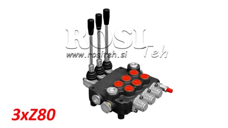 HIDRAULIKUS VEZÉRLŐTÖMB 3xZ80