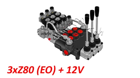 HYDRAULIKVENTIL 3XP80 - EO+12V