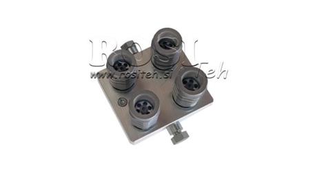 MULTI-FASTER KOBLING 4vejs BSP1/2 NY TYPE FORBINDELSE