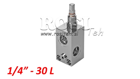 REGULADOR DE PRESIÓN HIDRÁULICA VMP 1/4 10-180 BAR - 30LIT