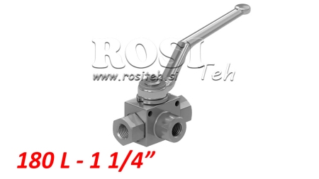 MANUAL 3-WAY VALVE RS3 1 1/4 - 350BAR - 180 LIT