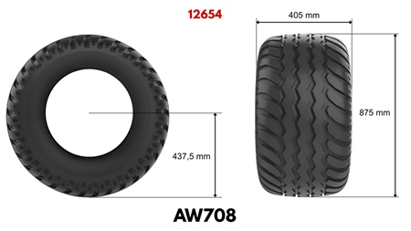 400/60-15,5 GUMI BKT AW708 14pl