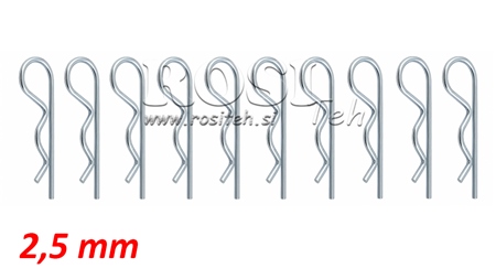 VEDRUSPLINT KOMPLEKT Φ 2.5 MM (10TK)