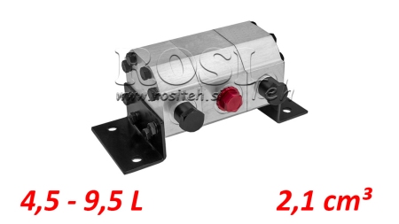 HYDRAULIC GEAR FLOW DIVIDER 2/1 (4.5-9.5 LIT - MAX.240BAR) 2.1CC/SEG