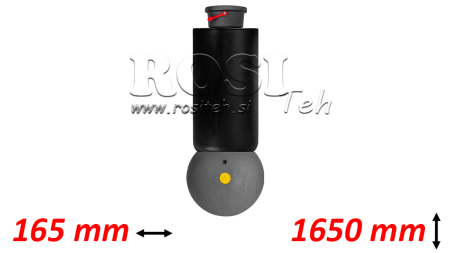 TELESKOOPKOLB - MEILLER KIPPER - 5 ASTET 163 mm 15 ton - KÄIK 1650 mm