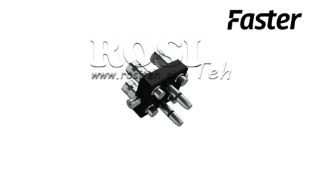 MULTI-FASTER LIITMIK 3-TEE BSP 1/4 LIIKUV OSA (ÜKS HOOB)