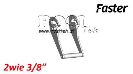 KÄEPIDE MULTI-FASTER 2TEELE 3/8 FIKSEERITUD OSA