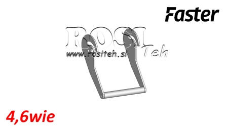 KÄEPIDE MULTI-FASTER 4,6TEELE FIKSEERITUD OSA