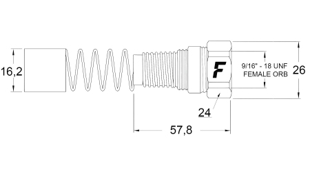 NAISPISTIK MULTI-FASTER 1/4 FIKSEERITUD OSA