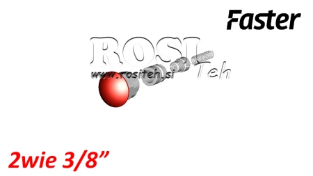 TURVANUPP MULTI-FASTER 3/8 2TEELE FIKSEERITUD OSA