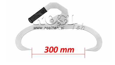 RUKOJEŤ LESNICKÉHO DRAPÁKU HD30 (300 MM) - POZINKOVANÉ