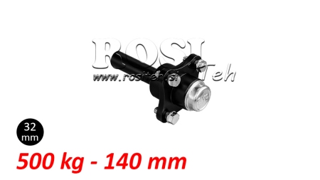 POOLTELG PIDURITETA - 500 kg (4 KRUVI) - 140 mm