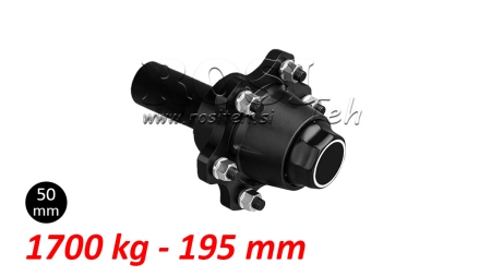 POOLTELG PIDURITETA - 1700 kg (6 KRUVI) - 195 mm