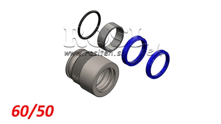 HÜDROSILINDRI TIHENDIKOMPLEKT MONO 60/50