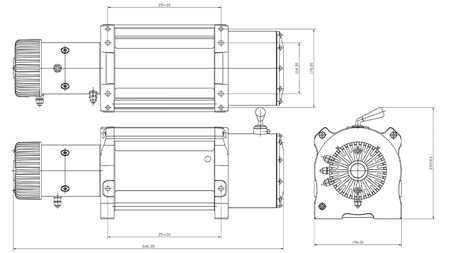 24 V ELEKTRILINE VINTS RS-20000 - 9100 KG - TERASTROSS - ECO