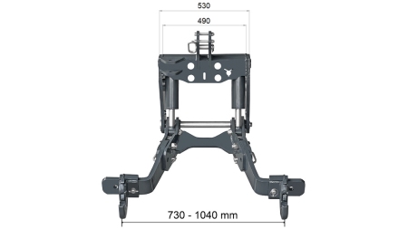 TRAKTORI UNIVERSAALNE ESIRIPPSÜSTEEM FLEX CAT. 2 1500KG