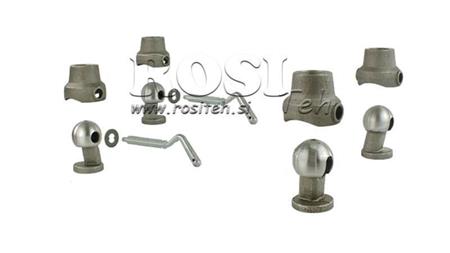 ENSEMBLE DE SUPPORTS POUR BENNE À ORDURES FI60