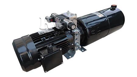 MINI HYDRAULICKÝ AGREGÁT 380V AC (2.2 kW) 120 bar - 8.0 cc - 11.2 lit/min - nádrž 12 lit