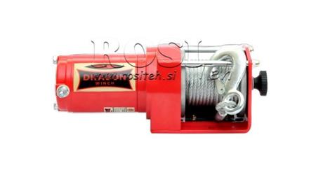 WINCH ELÉCTRICO 12 V DWM 2500 ST - 1133 kg
