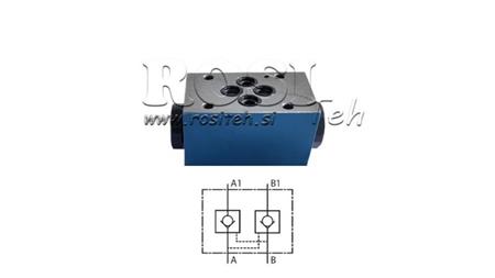 KONTROLLKLAPP CETOP 3 (AinB)