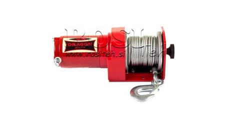 12 V ELEKTRILINE WINCH DWM 2000 ST - 907 kg