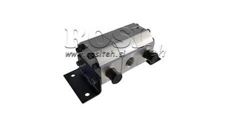 HYDRAULIC GEAR PUMP FLOW 2/1 (15-1- 30.3lit - max.240bar) 7.4cc/SEG