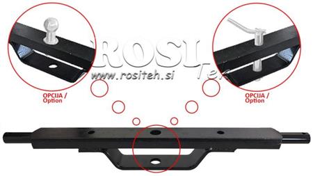 TRAHTOR HÜDRAULILINE RISTKANG KATEGOORIA 2 MONTAAŽI KINNITUS (L-750mm)