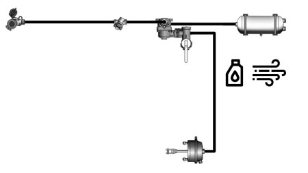 ÕHUIDRAULILISED PIDURID KERGEKANDURILE TÄIELIK ÜKSIK RINGKONNASÜSTEEM 1 SILINDER